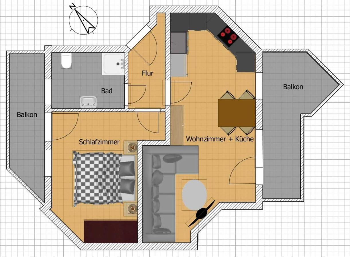 Duenenresidenz Bansin Apartment Heringsdorf  Exterior photo